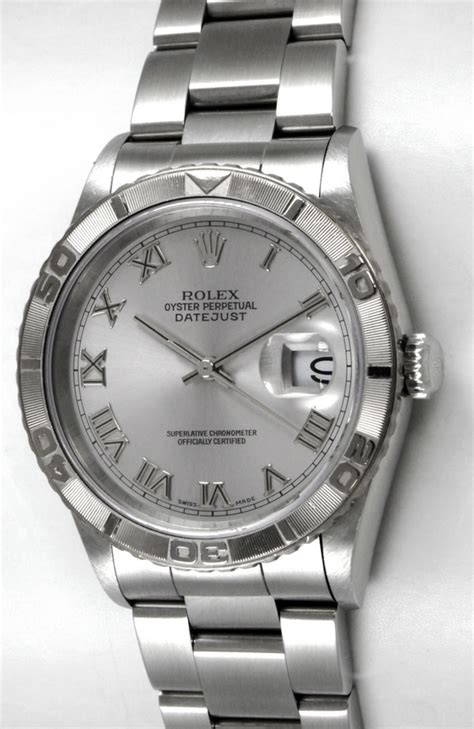 rolex thunderbird silver dial|rolex datejust turn o graph.